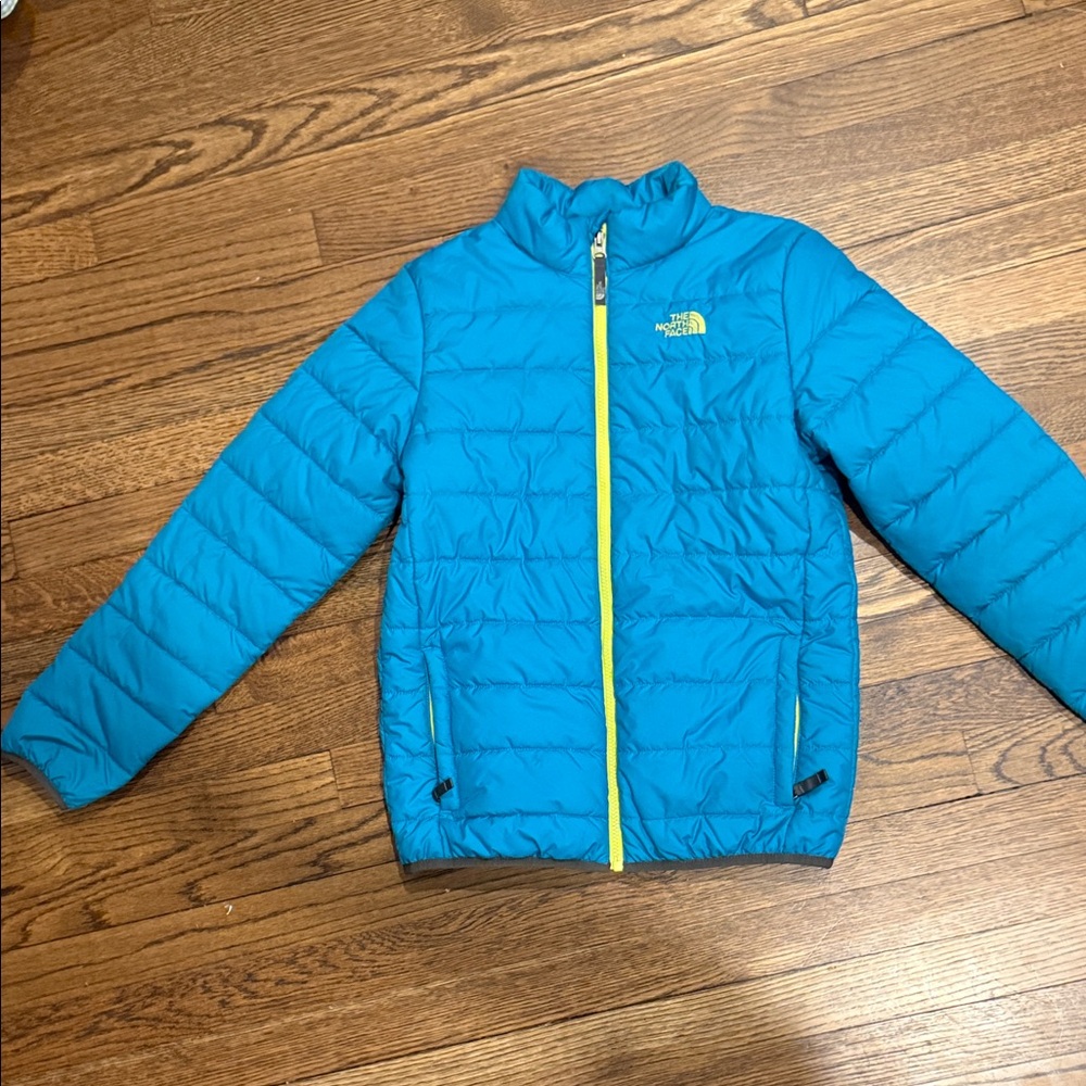 The North Face Kids Teal Puffer Jacket